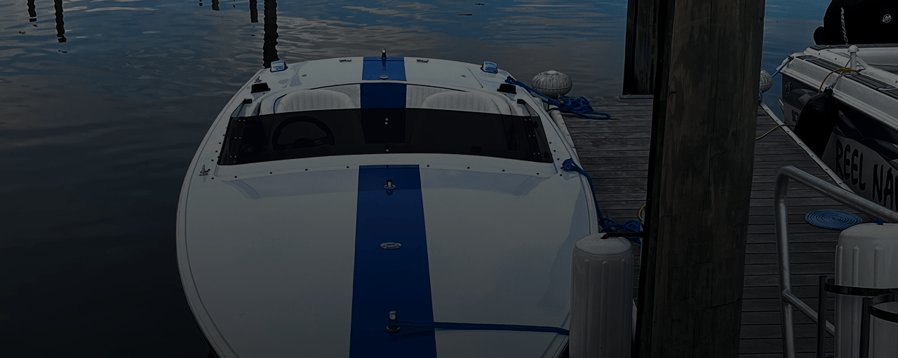 Marina with boats and docks